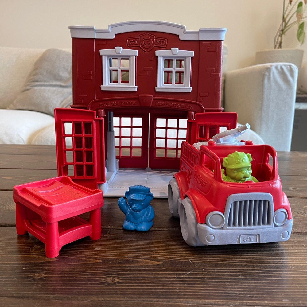 Green Toys Fire Station Playset